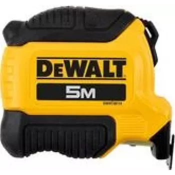 Fita métrica DeWalt DWHT38114-0 5 m – design compacto e robusto, fita de aço, clipe de cinto