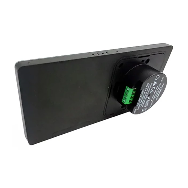 Pack Shelly Wall Display X2 Black + BLU H&T Black, painel de controlo de encastrar, Android, Wi-Fi, Bluetooth