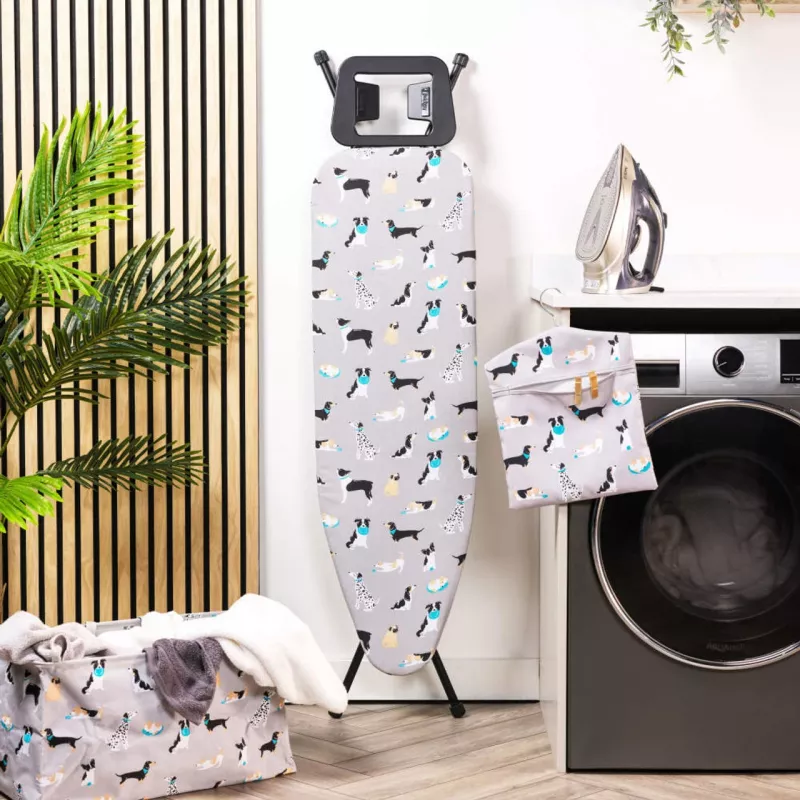 Saco para molas de roupa Beldray LA032005DFEU7 com motivo de cão, armazenamento em tecido para parede