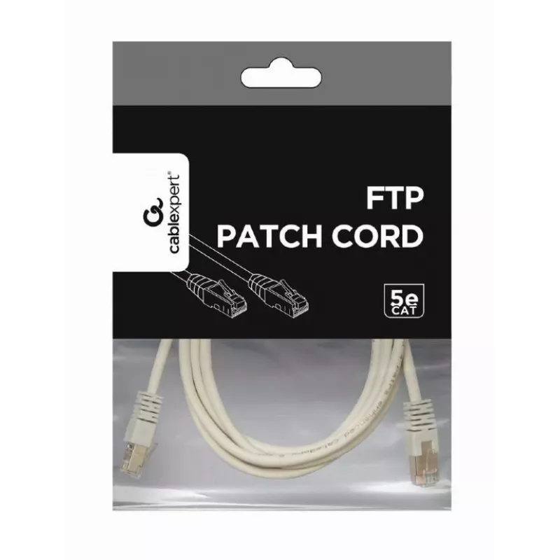 Cabo de rede CAT5E FTP 1M/PP22-1M Gembird