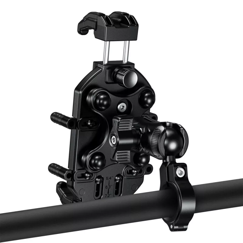 Suporte passivo UleFone Armor Mount Pro para telemóveis — suporte, para bicicleta e trotinete, preto