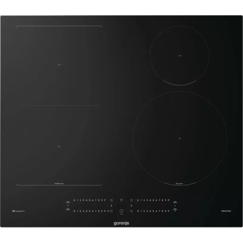 Gorenje GI6432BCWF preto encastrar 60 cm placa de indução 4 zona(s)
