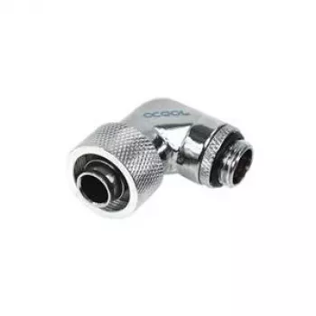 Alphacool HF 16/10 conector roscado 90° rotativo G1/4 - cromado (17080)