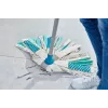 LEIFHEIT 52106 Esfregona de algodão, fibra, húmido e seco, azul, branco