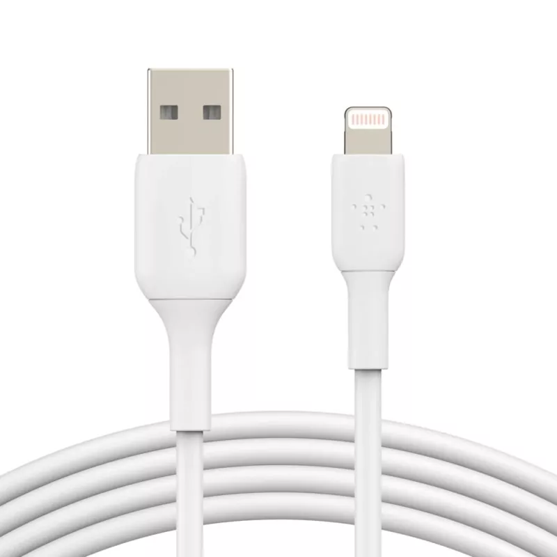 Belkin PVC USB-A para Lightning 2 m branco