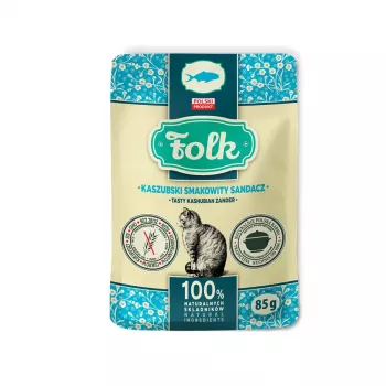 FOLK delicioso sandra da Cassúbia - comida húmida para gatos - 85g