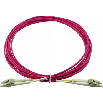 Compatível Dell EMC CBL-LC-OM4-1M BlueOptics cabo de patch de fibra ótica duplex, LC-UPC/LC-UPC bege, 1 metro, multimodo, G50/125µm OM4, atenuação de entrada: inferior a 0
