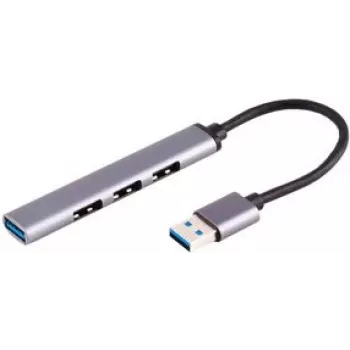 Hub USB ShiverPeaks BS13-50001 USB 3.2 Gen 1 Type-A 5000 Mbit/s alumínio preto