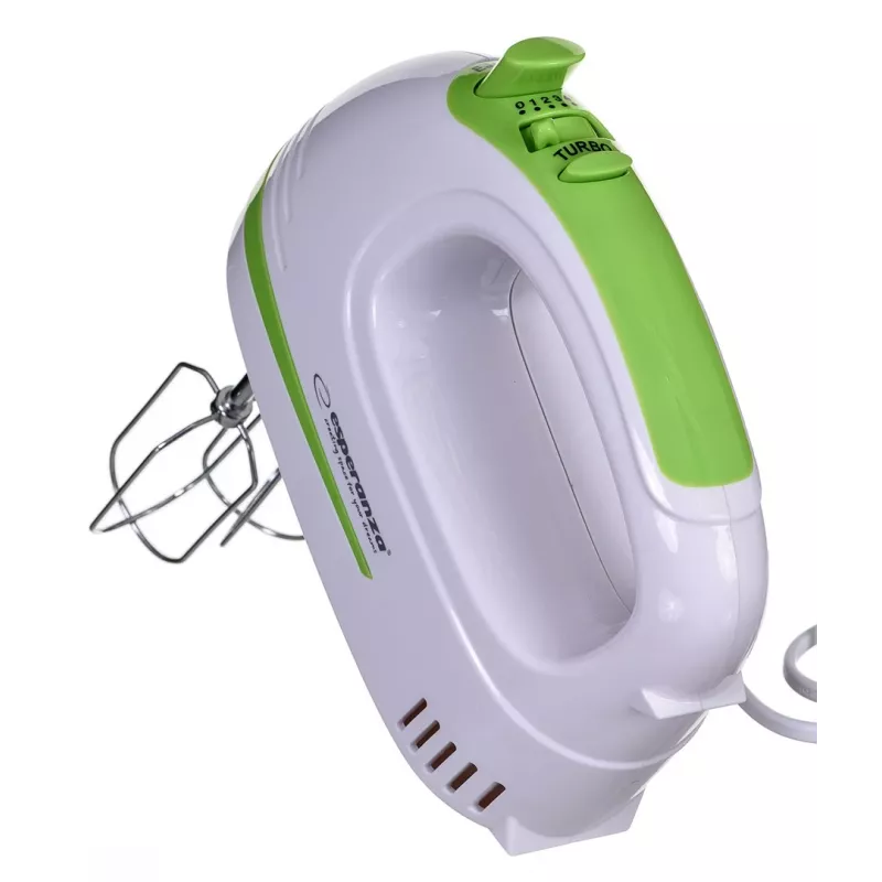 Batedeira de mão Esperanza EKM011 Apple Pie, 400 W, branco / verde