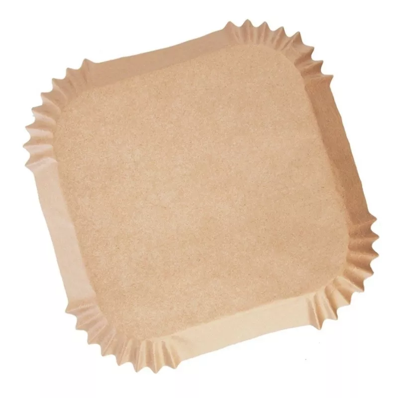 Forros de papel para fritadeira de ar quente 20×20 cm, embalagem de 50 — Extralink HOME