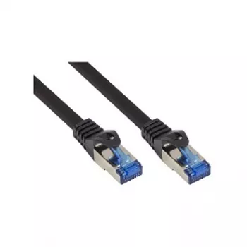 Cabo de rede Cat.6A SmartFLEX HF Good Connections preto 1,5m