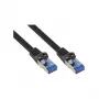 Cabo de rede Cat.6A SmartFLEX HF Good Connections preto 1,5m