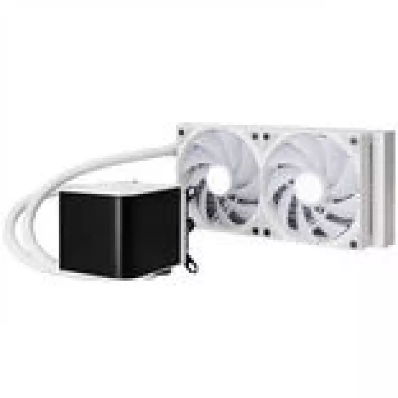 Caixa de PC Jonsbo D32 STD + Refrigeração líquida completa TRYX PANORAMA, ARGB - 240 mm, Branco