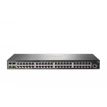 HPE - Série Aruba - Switch - 2930F 48G 4SFP+ - L3 - gerido - 48 x 10/100/1000 + 4 x 1 Gigabit/10 Gigabit SFP+ (Uplink) - montagem em rack
