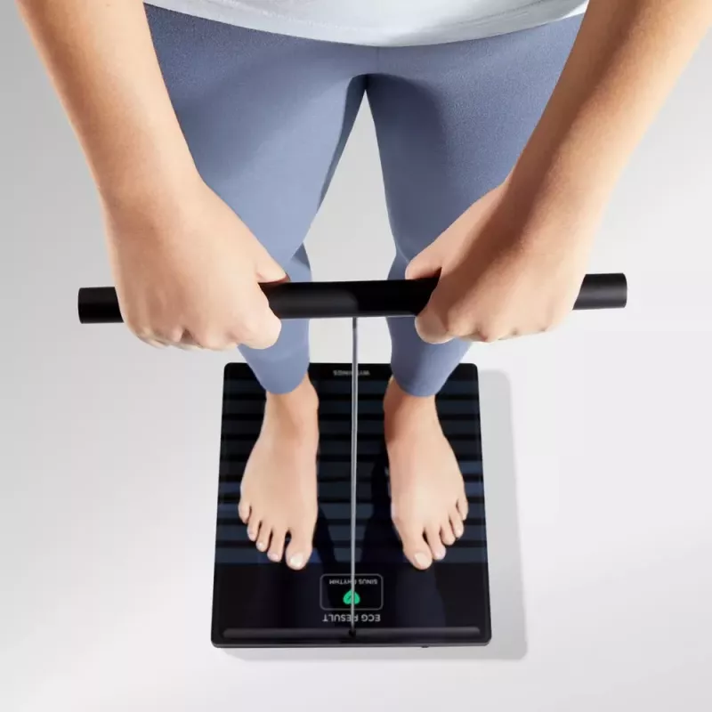 Balança de pessoa eletrónica Withings BODY SCAN Square Preto