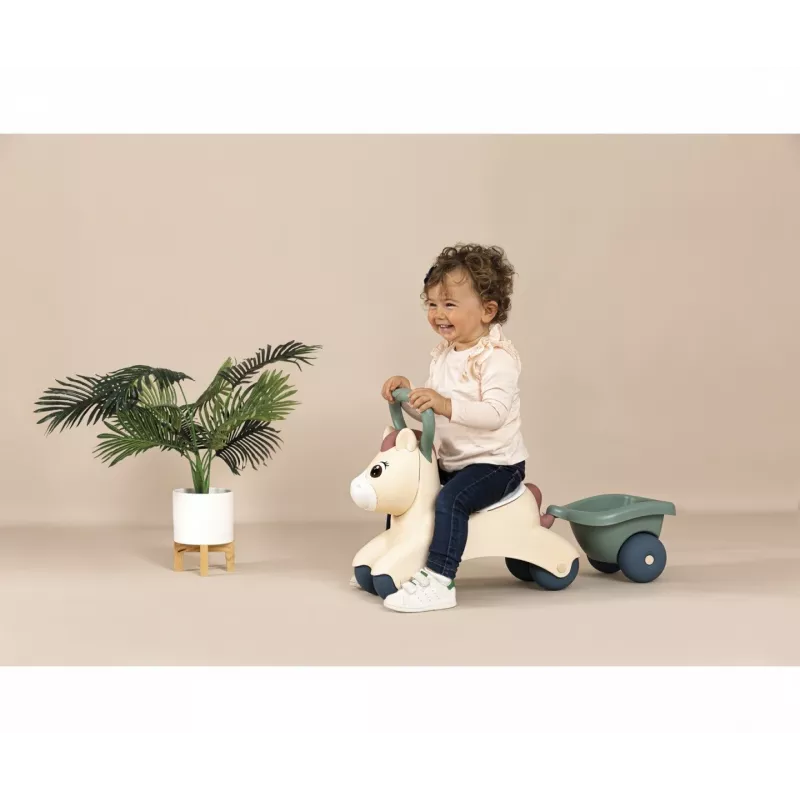 Little Smoby Baby Pony veículo de empurrar e deslizar