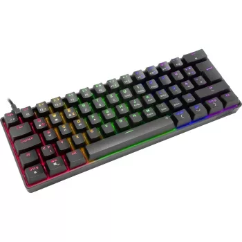 Teclado gaming mecânico Speedlink ATMOS RGB — layout compacto, retroiluminação RGB
