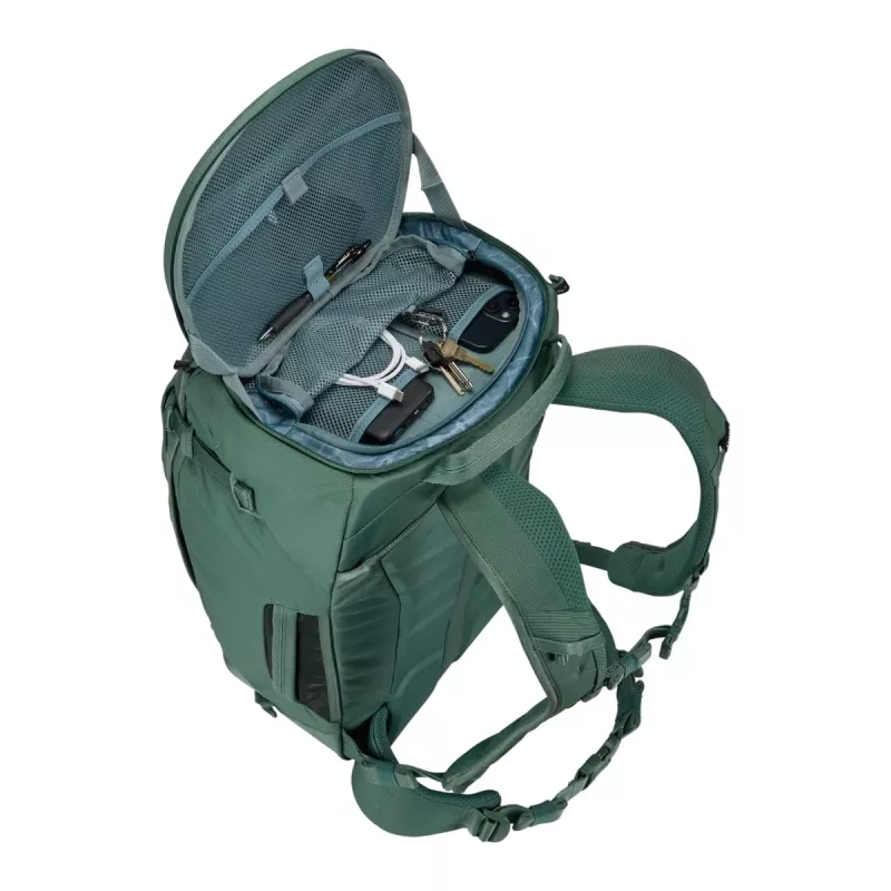 Mochila de viagem Thule 5314 Landmark 60L unissexo verde-nevoeiro