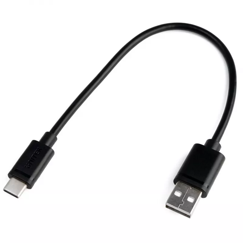 CABO USB UNITEK USB-A — USB-C 25CM, Y-C480BK