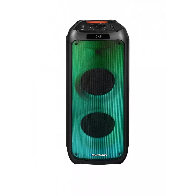 Sistema de karaoke Blaupunkt PB10DB 1000W microfone com fio indicador LED