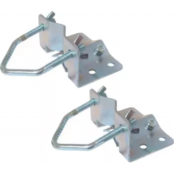Abraçadeira de base para mastro S/CONN ShiverPeaks 89857-SET aço galvanizado para mastros até 60 mm