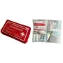 Kit de primeiros socorros IWH bolsa de primeiros socorros para automóvel modelo 023511, conteúdo conforme DIN 13164, vermelho