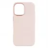 Capa traseira FIXED para Apple iPhone 16 Liquid Silicone rosa com MagFlow capa de proteção fina