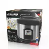 Panela de arroz Mesko MS 6411 preto, aço inoxidável 1000 W