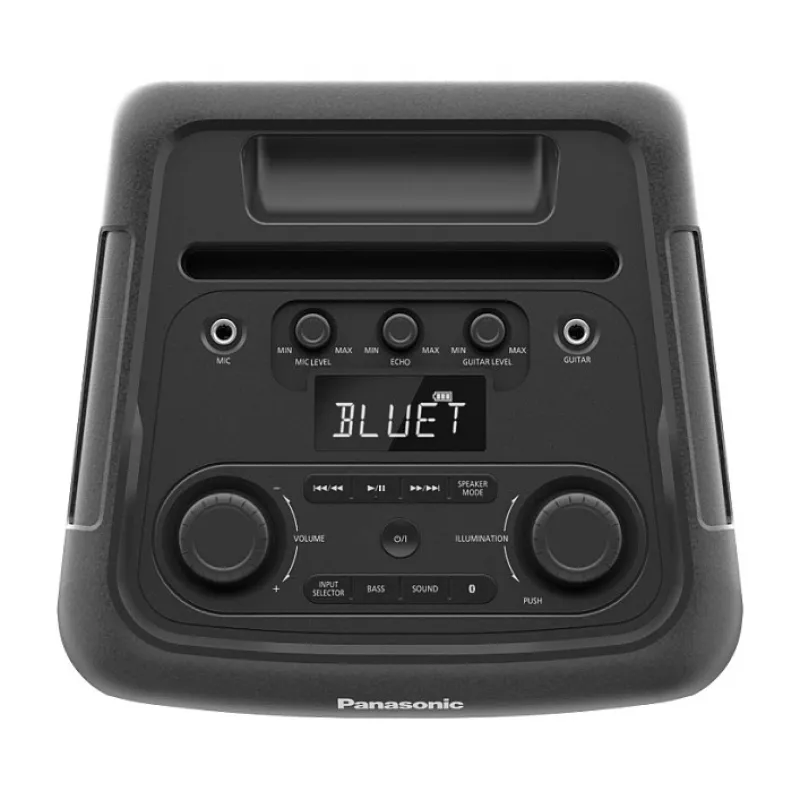 Altifalante estéreo portátil Panasonic SC-BMAX10E preto