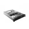 Chassis rack Lanberg SC01-6502-12B 2U preto 7 ventoinhas