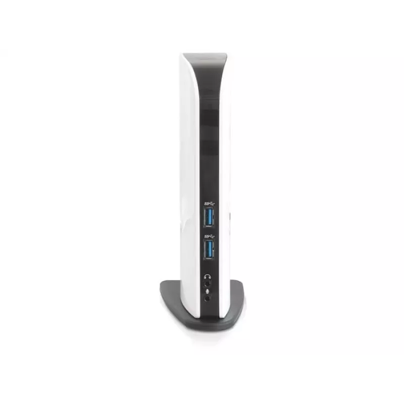 Dock para portátil DeLOCK 87568 com fios preto branco