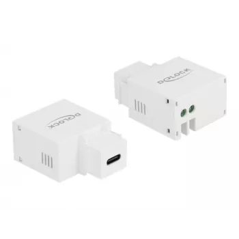 Módulo Keystone porta de carregamento USB Type-C DeLOCK 87792
