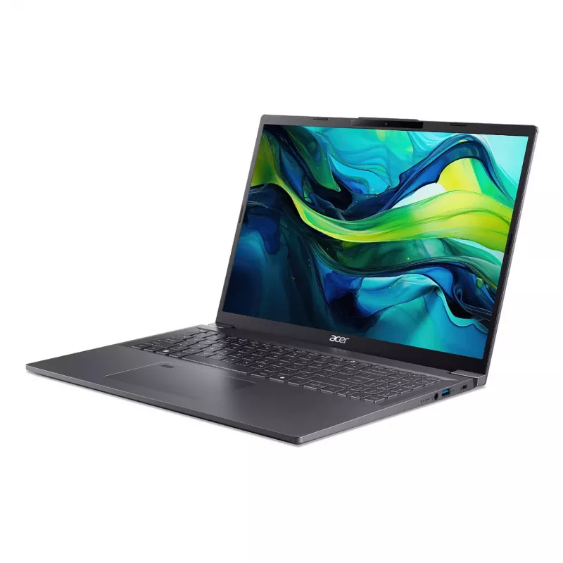Portátil Acer Aspire 16 A16-71M-506P, Intel Core 5 115U, 16 inch WUXGA+ 2048×1280, 16 GB LPDDR5x, 1 TB SSD, Wi-Fi 6E, Windows 11 Home, cinzento