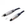 shiverpeaks BASIC-S Cabo Toslink, conector macho – conector macho, 1,0 m cabo de fibra ótica 6,0 mm, contactos dourados (BS69006-1.0)