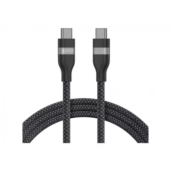Cabo USB-C para USB-C Anker A82E2 — USB 2.0, 0,9 m, preto