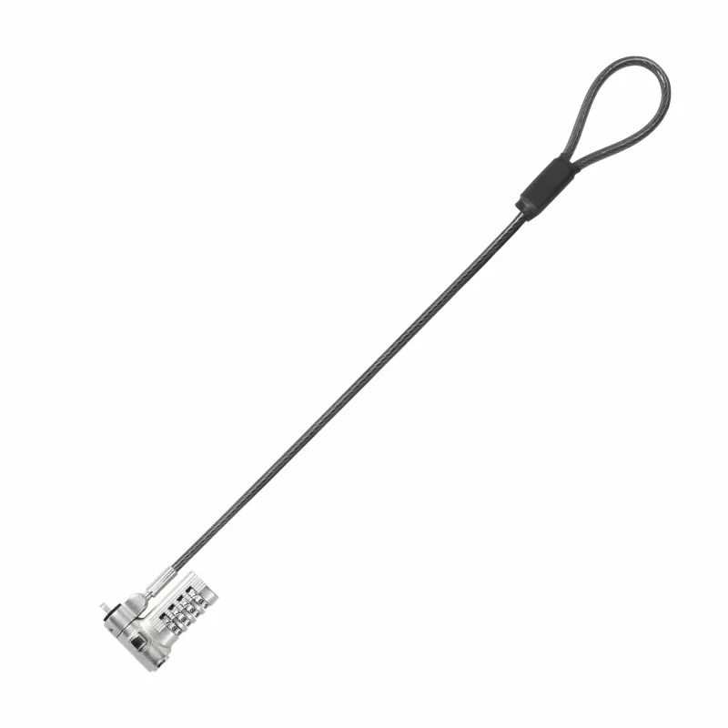 Cadeado de cabo DICOTA D32050 prateado 0,3 m fechadura de combinação