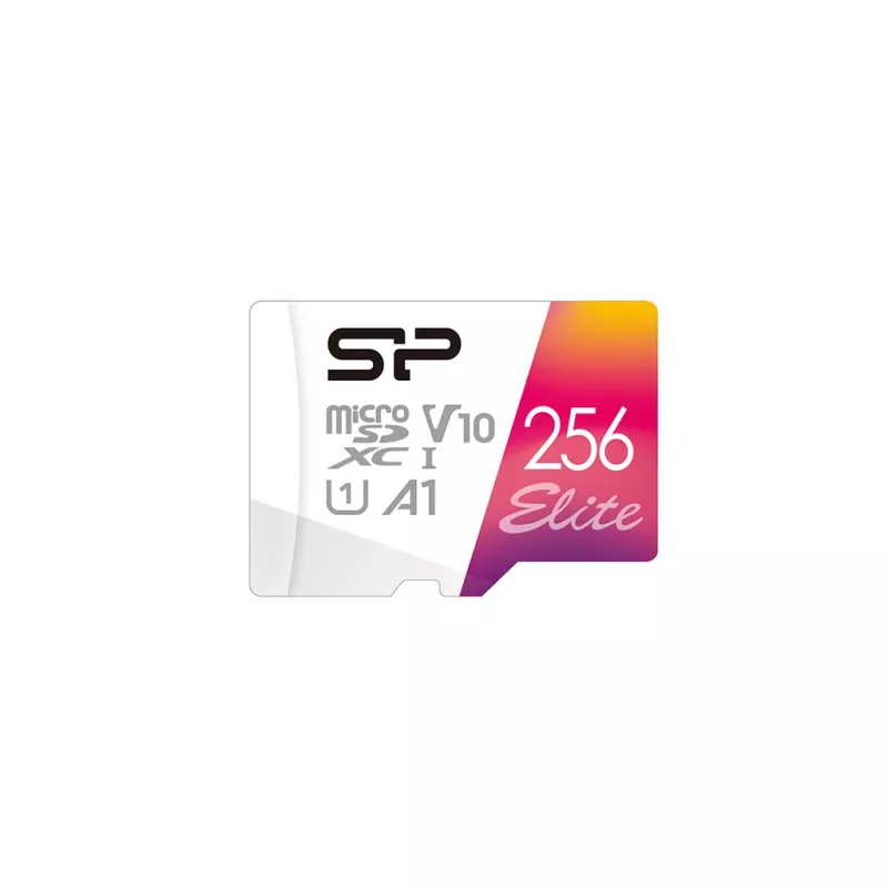 Memória flash Silicon Power 256 GB microSDXC UHS-I Elite