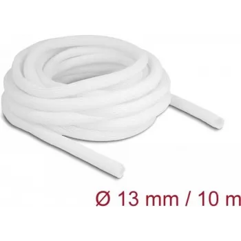 Manga de trança DeLOCK 20813 10 m x 13 mm branca