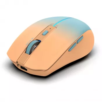 Cian Technology GmbH rato INCA IWM-511RT Bluetooth+sem fios RGB cor base laranja
