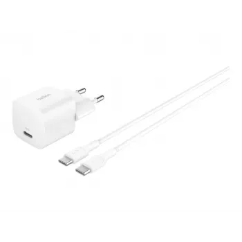 Fonte de alimentação Belkin BoostCharge WCA012KQ1MWH-B6 25W PD 3.1 PPS USB-C