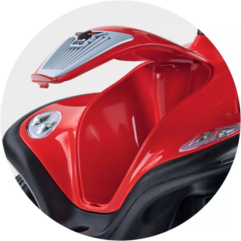 Bobby Car Next 2.0, trotineta vermelho/antracite