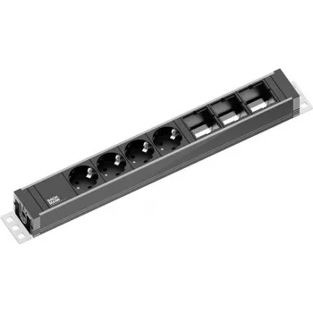 Distribuidor de energia Bachmann 922.0071 3m 4 tomadas AC Interior