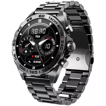 Smartwatch Beafon 501 cinzento metálico escuro
