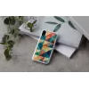 iKins Mosaic capa branca para iPhone XR, K1713H