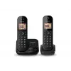 Panasonic KX-TGC422G - Telefone sem fios - Atendedor de chamadas com identificação de chamadas - DECT - Preto + telefone adicional (KX-TGC422GB)