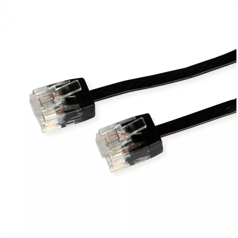 Roline 21.15.2193 cabo de patch Ethernet preto