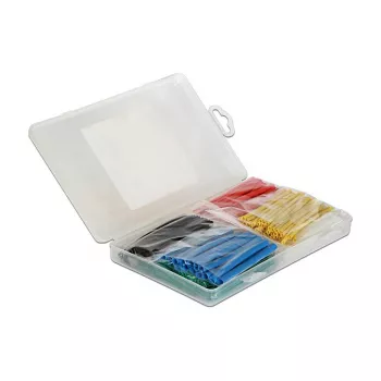 DeLOCK 86278 Kit de tubos termorretráteis, 230 peças, multicolor