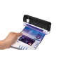 Detetor de notas falsas portátil Safescan 40H para verificação de notas, cartões de crédito e documentos – Detetor de notas falsas UV para novas notas – Verificador de notas falsas