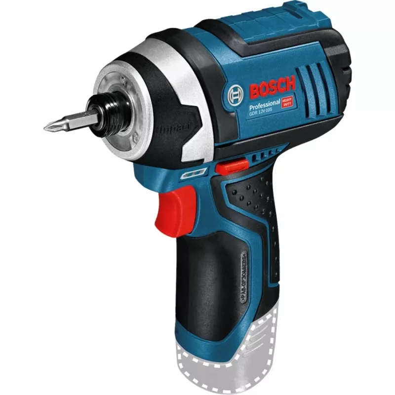 Bosch GDR 12V-105 Professional 2600 RPM preto, azul, vermelho