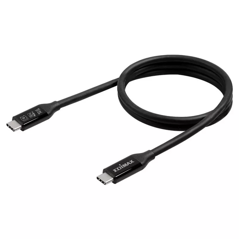 Edimax UC4 1 m 40 Gbit/s preto